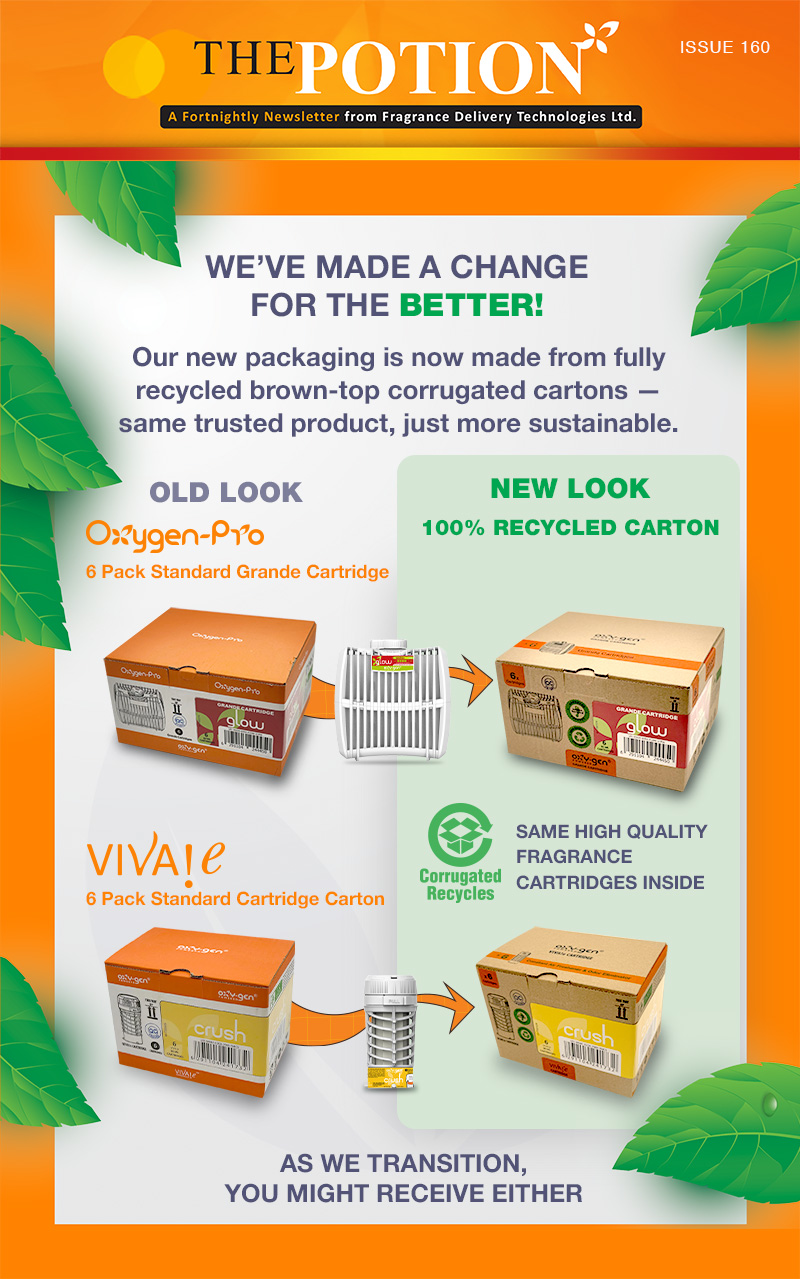 Design Update- New Recyclable Cartridge Cartons - The Potion 160