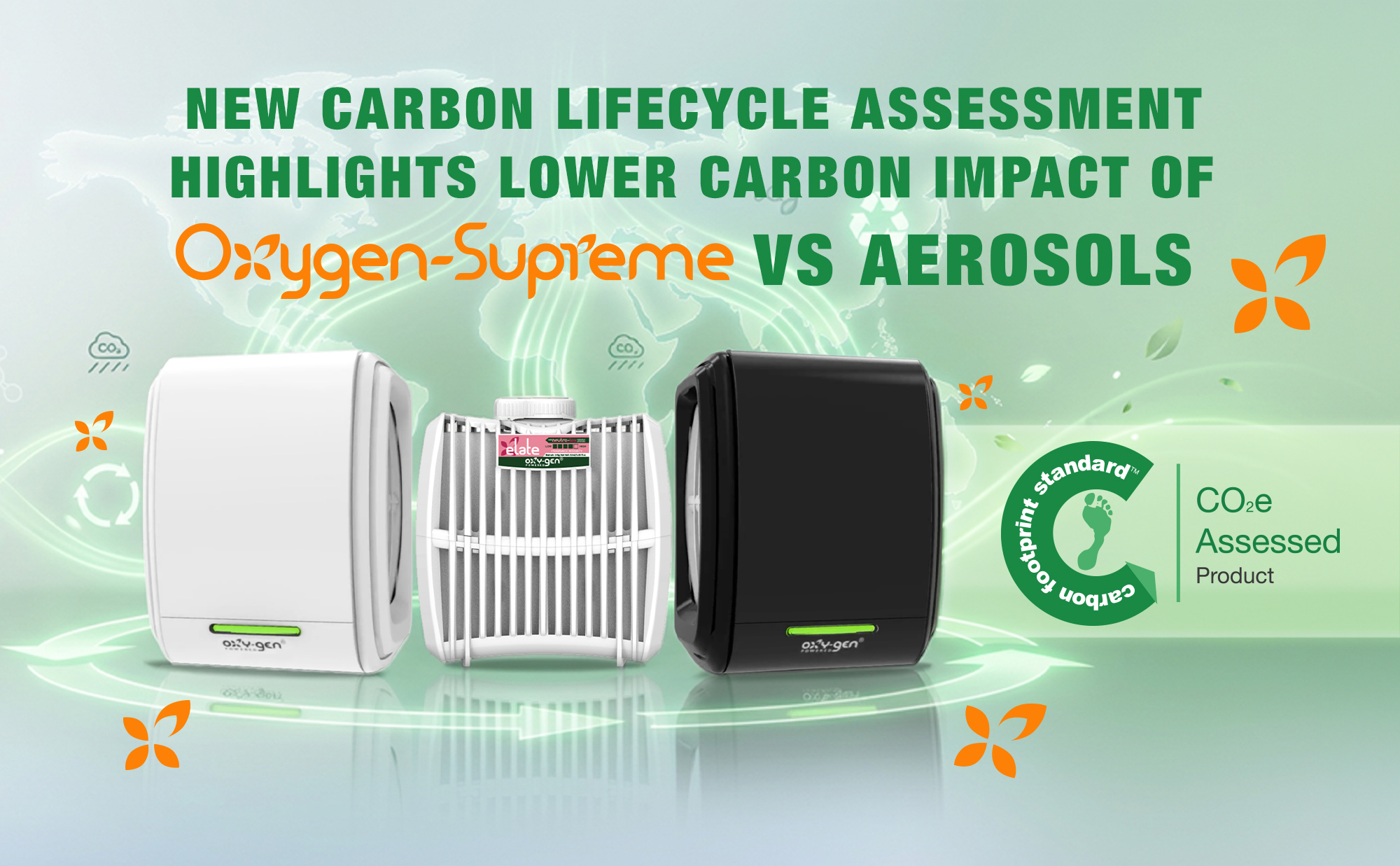 Oxygen-Supreme sets a new benchmark in sustainable air care following independent carbon life cycle assessment